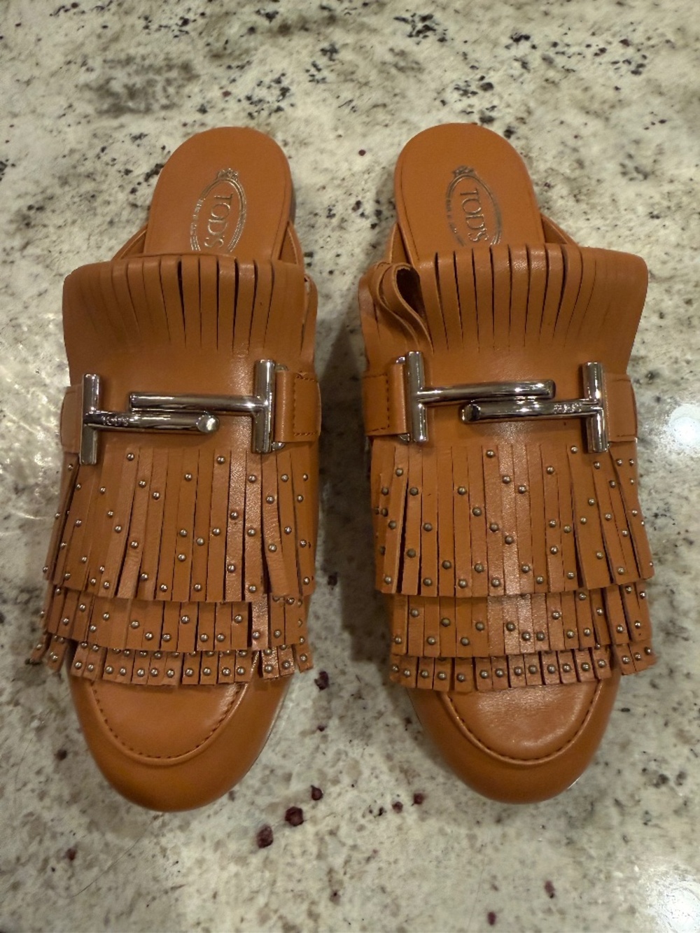 Tods Fringe Mule 37